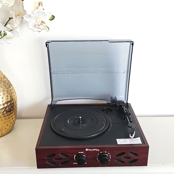 TechPlay ODC15 Record Player Turntable Retro Classic 3 Speed Wood FM Radio - Picture 12 of 13